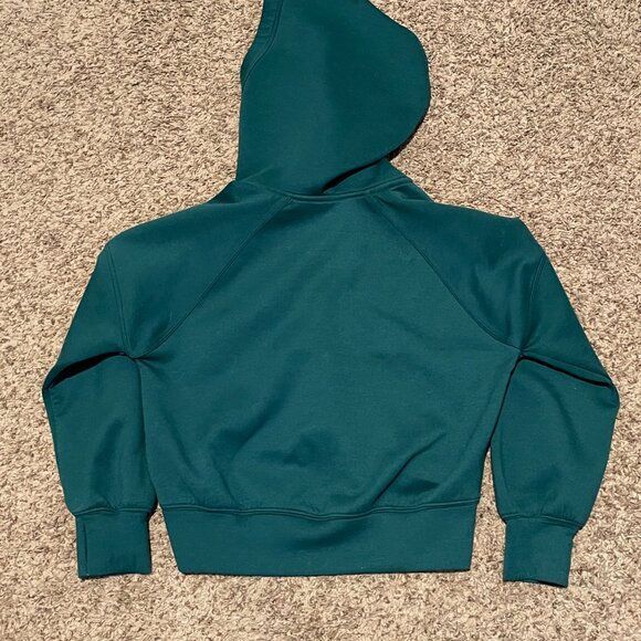 Abercrombie Kids YPB Neoknit Active Kids Zip-Up Hoodie, Teal, Size 11/12 - Picture 3 of 6